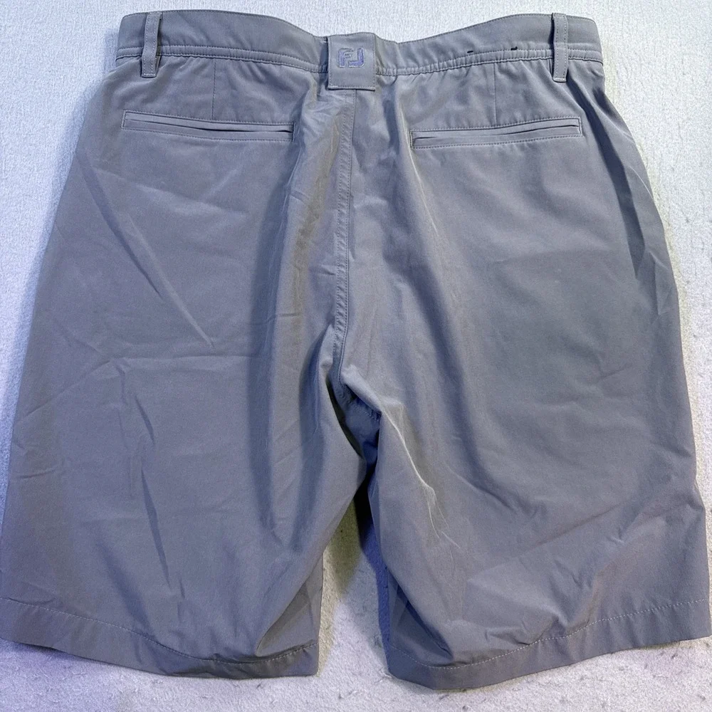 FootJoy Golf Shorts Mens 32 Performance Stretch Lightweight FJ Gray